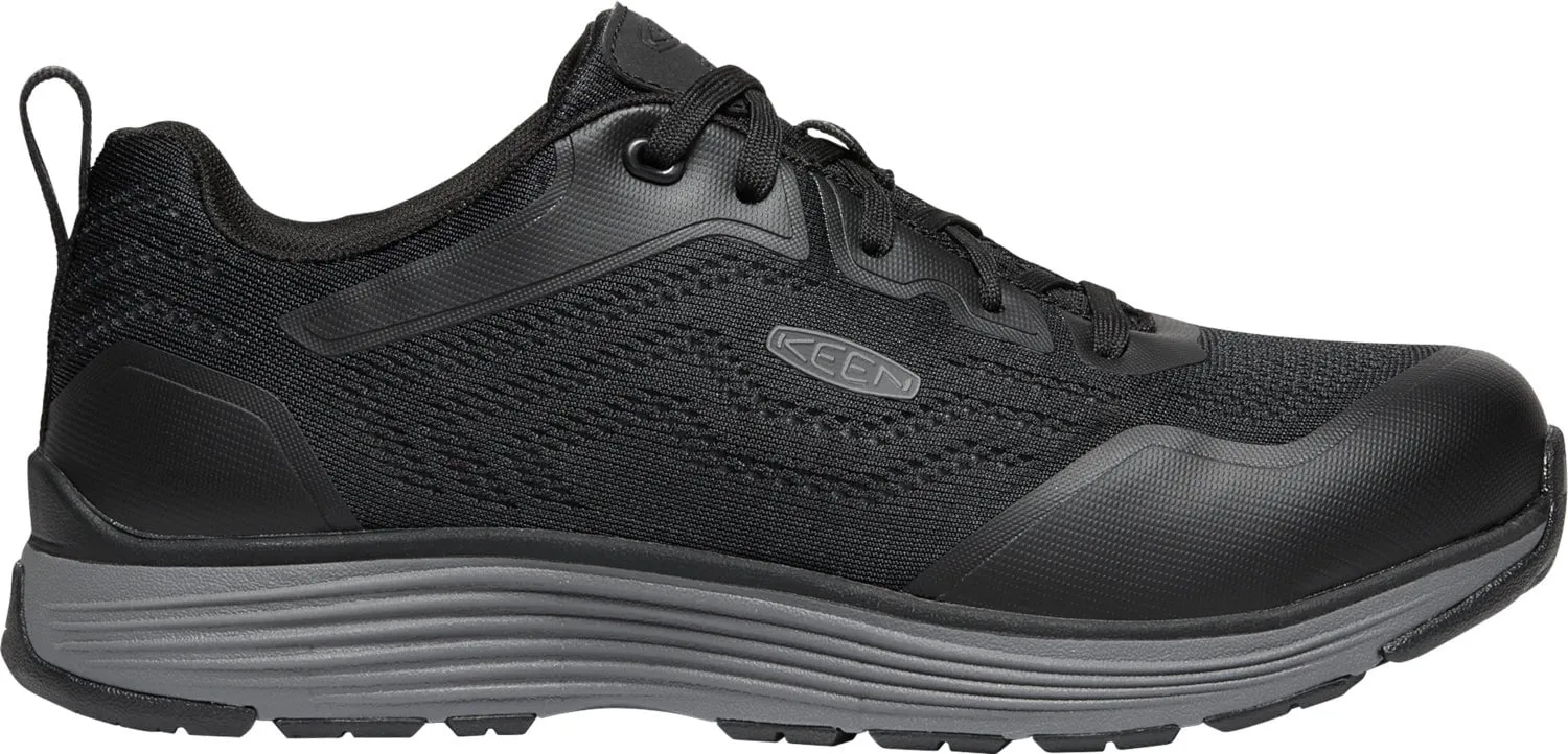 Keen Utility Mens Sparta II ESD Steel Grey/Black Mesh Work Shoes