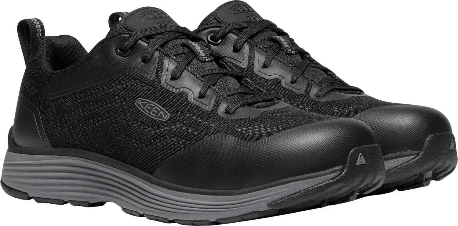 Keen Utility Mens Sparta II ESD Steel Grey/Black Mesh Work Shoes