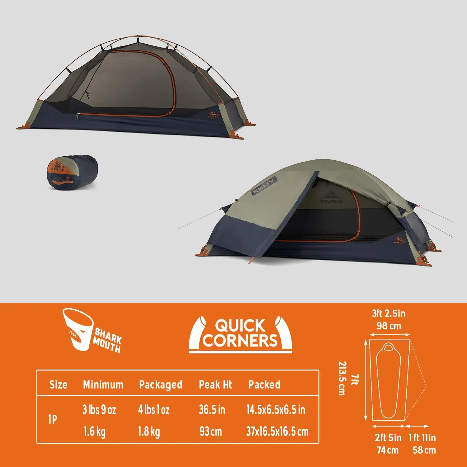 Late Start 2-Person 3-Season Tent