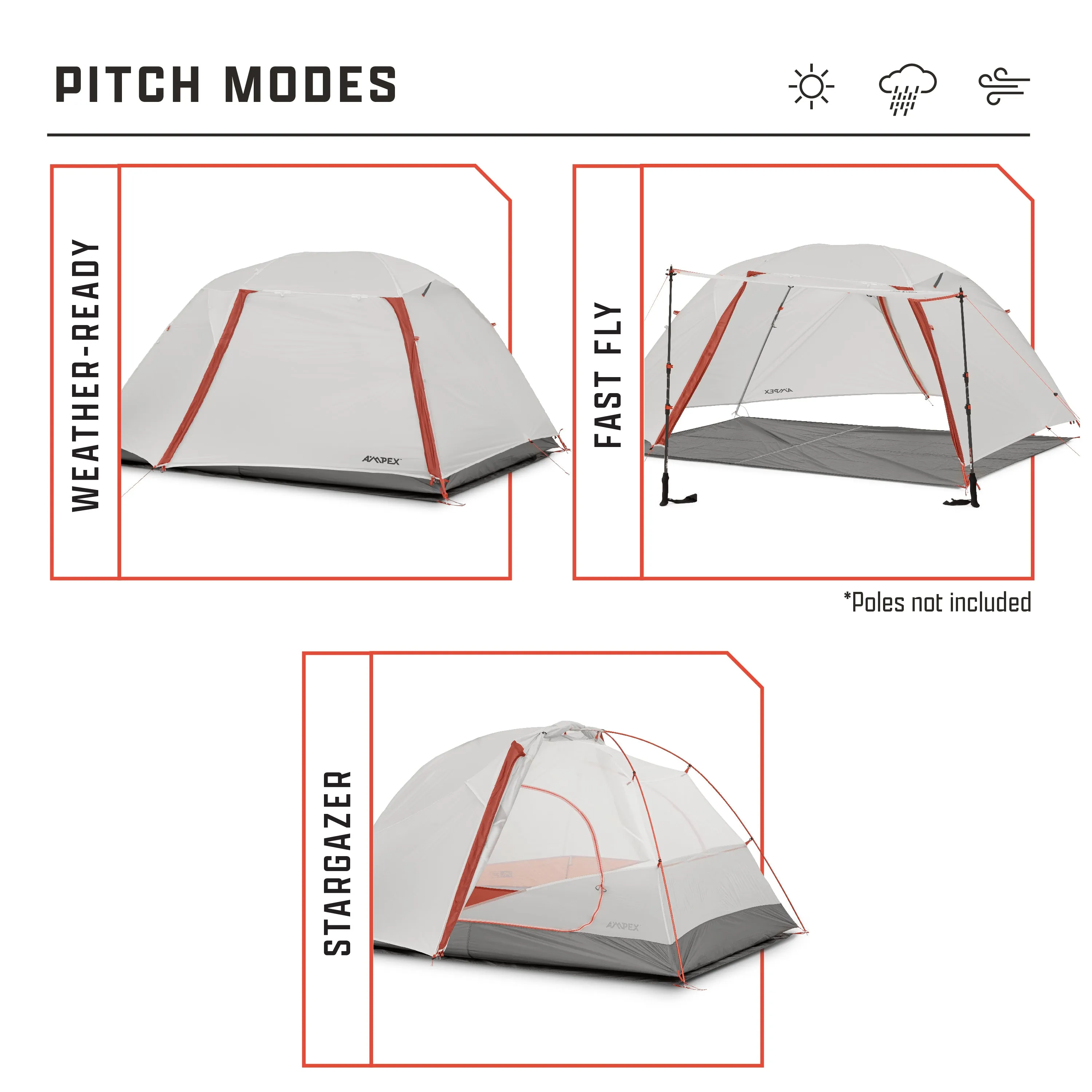 Lightweight Backpacking Tent | 3 Person