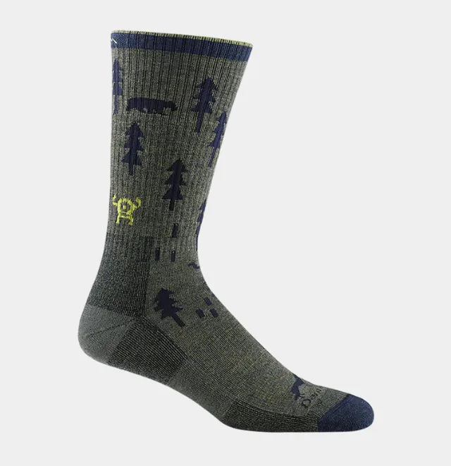 Men's ABC Boot Midweight Hiking Sock - Forest