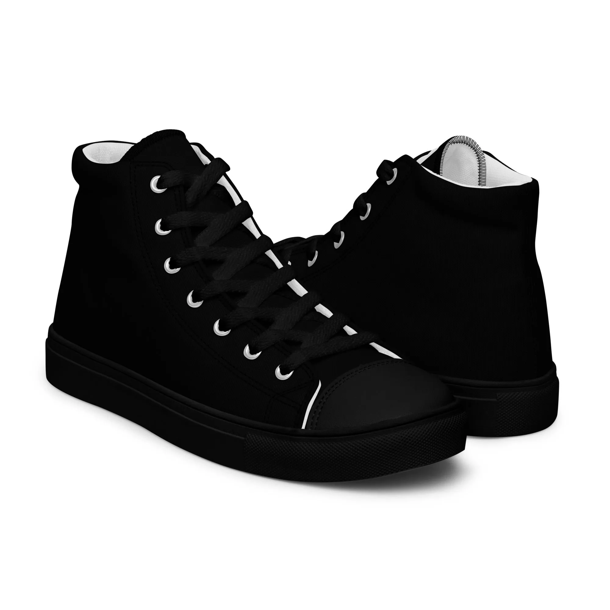 Men's Black High Top Shoes