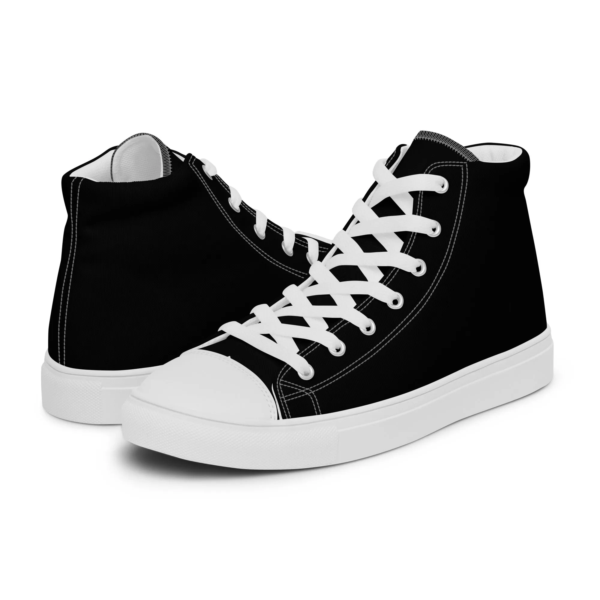 Men's Black High Top Shoes