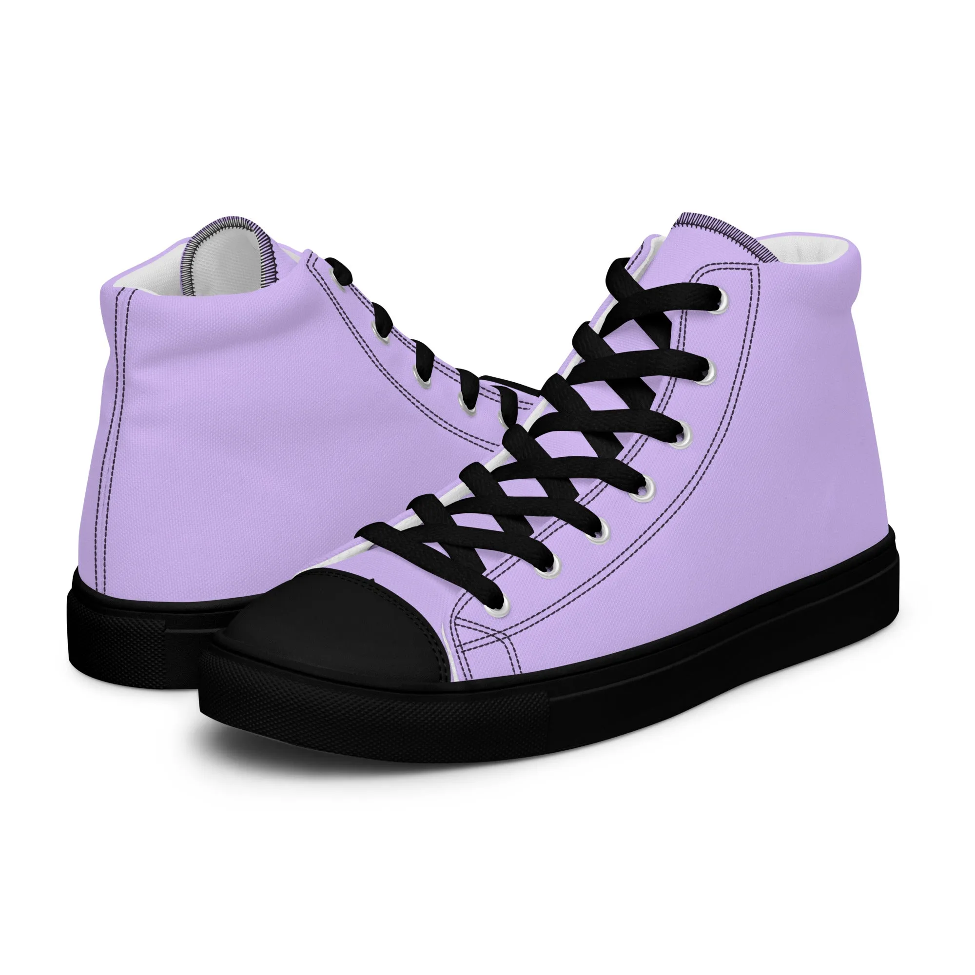 Men's Lavender High Top Shoes