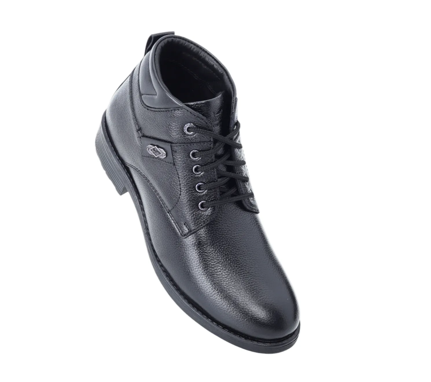 Mens Leather Casual Boot Shoe 38011