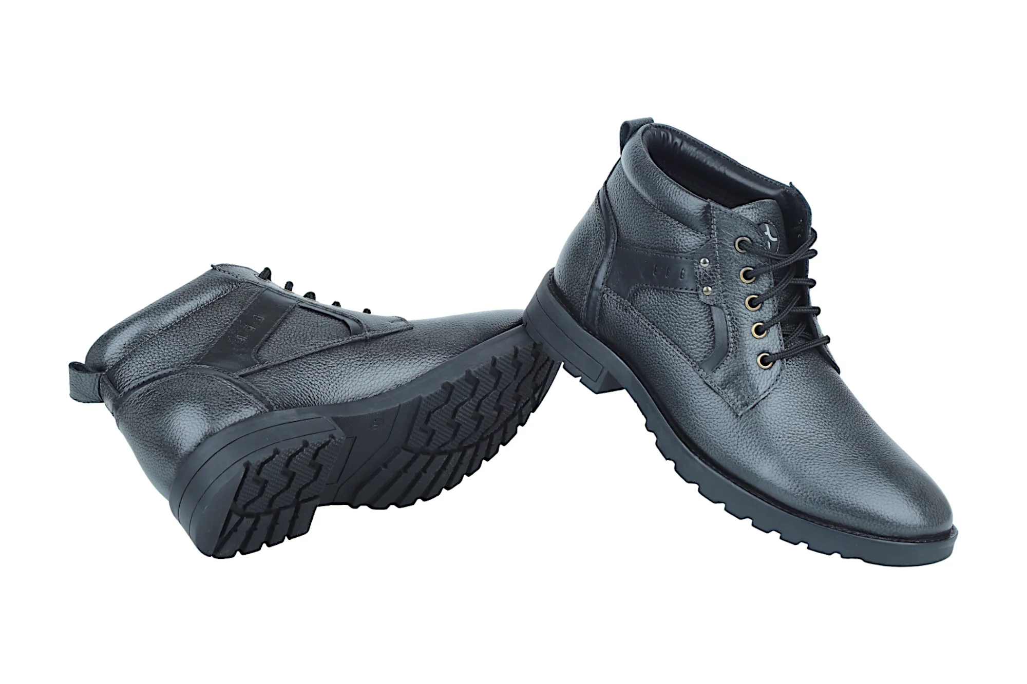 Mens Leather Casual Boot Shoe 38013