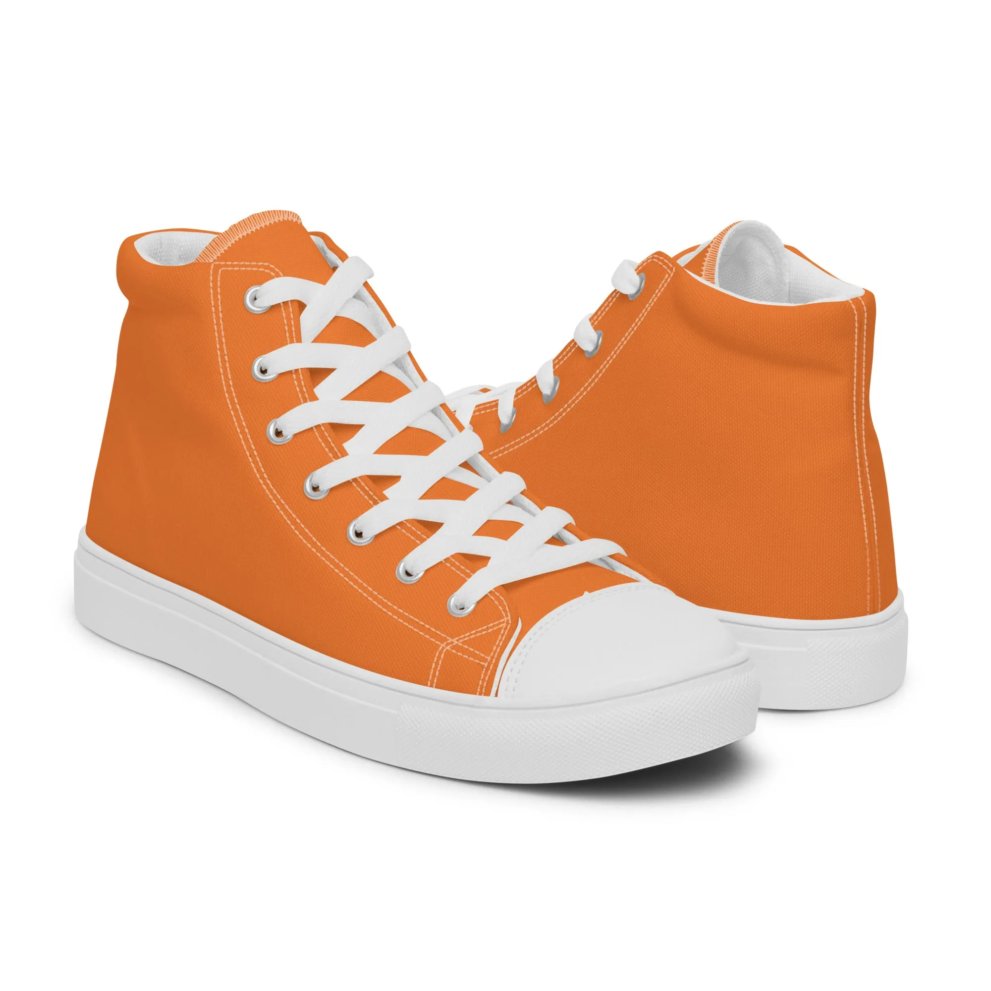 Men’s Orange High Top Shoes