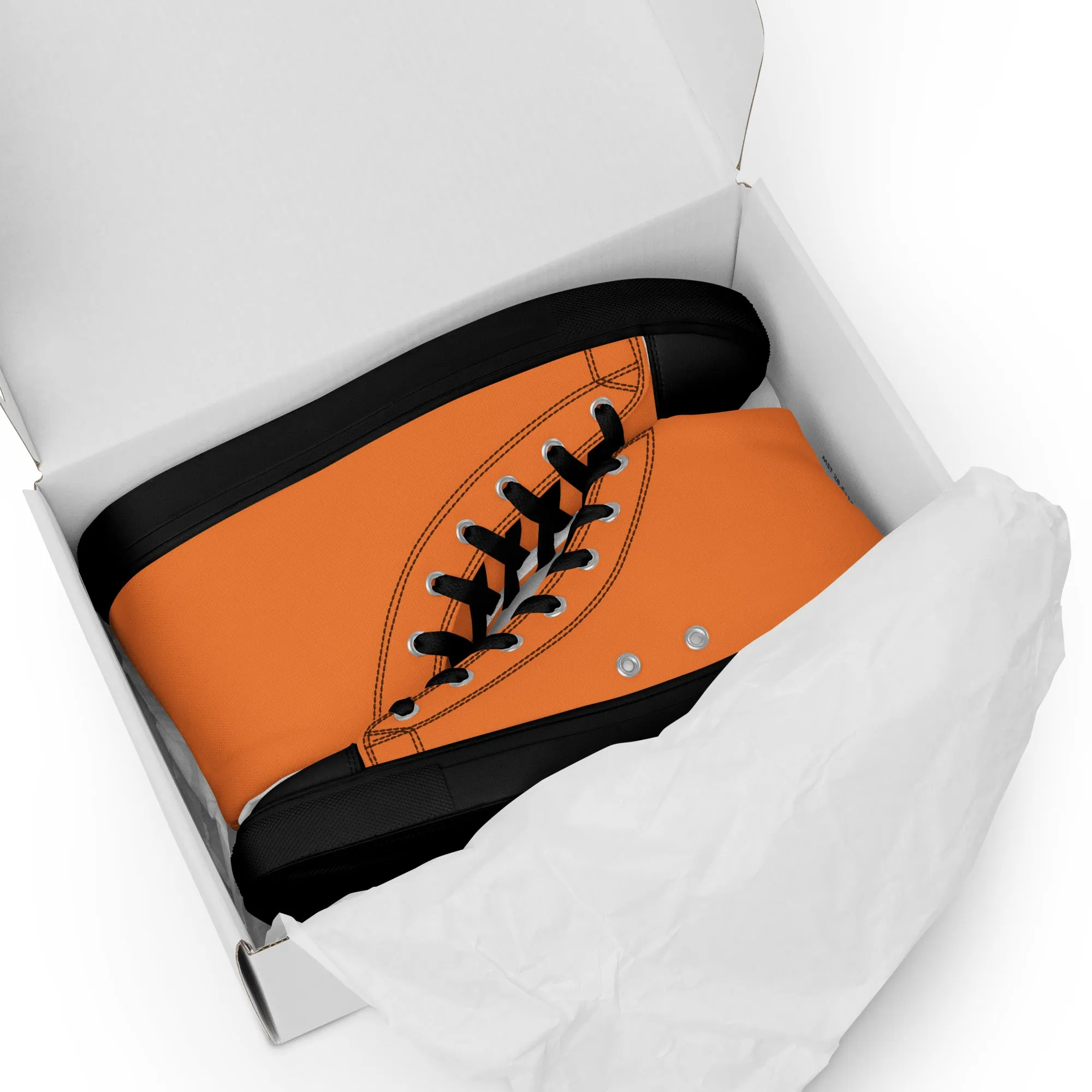 Men’s Orange High Top Shoes