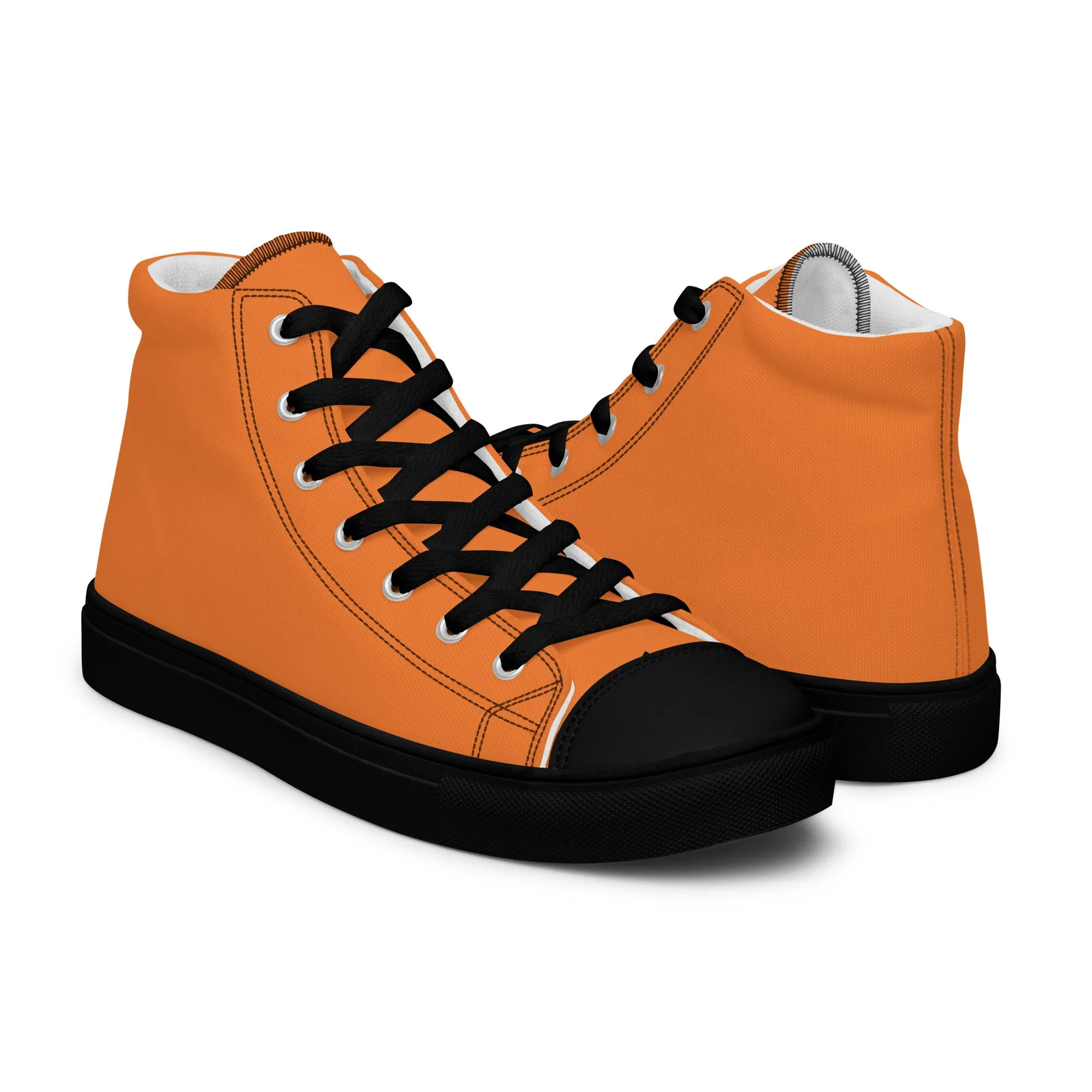 Men’s Orange High Top Shoes