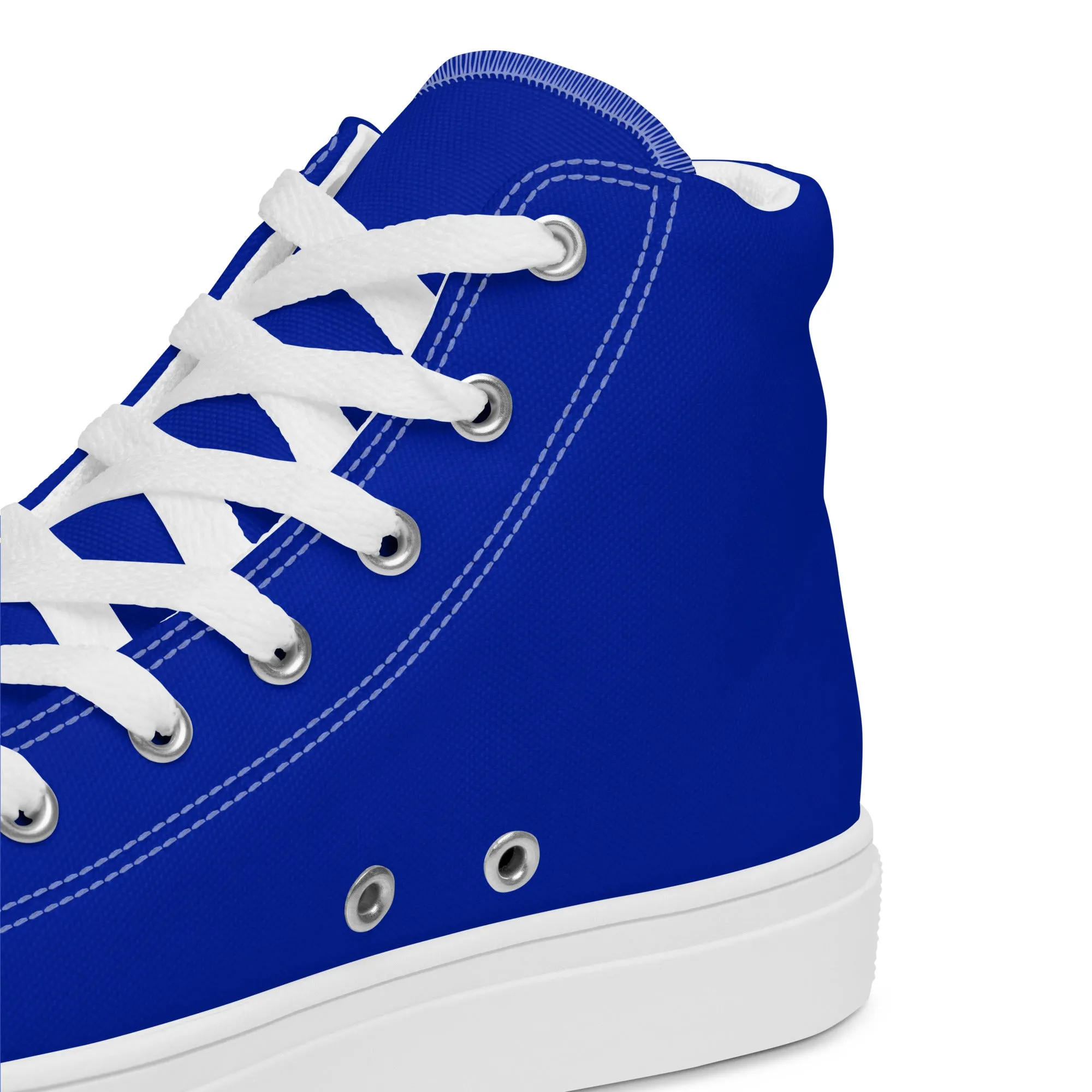 Men’s Royal Blue High Top Shoes