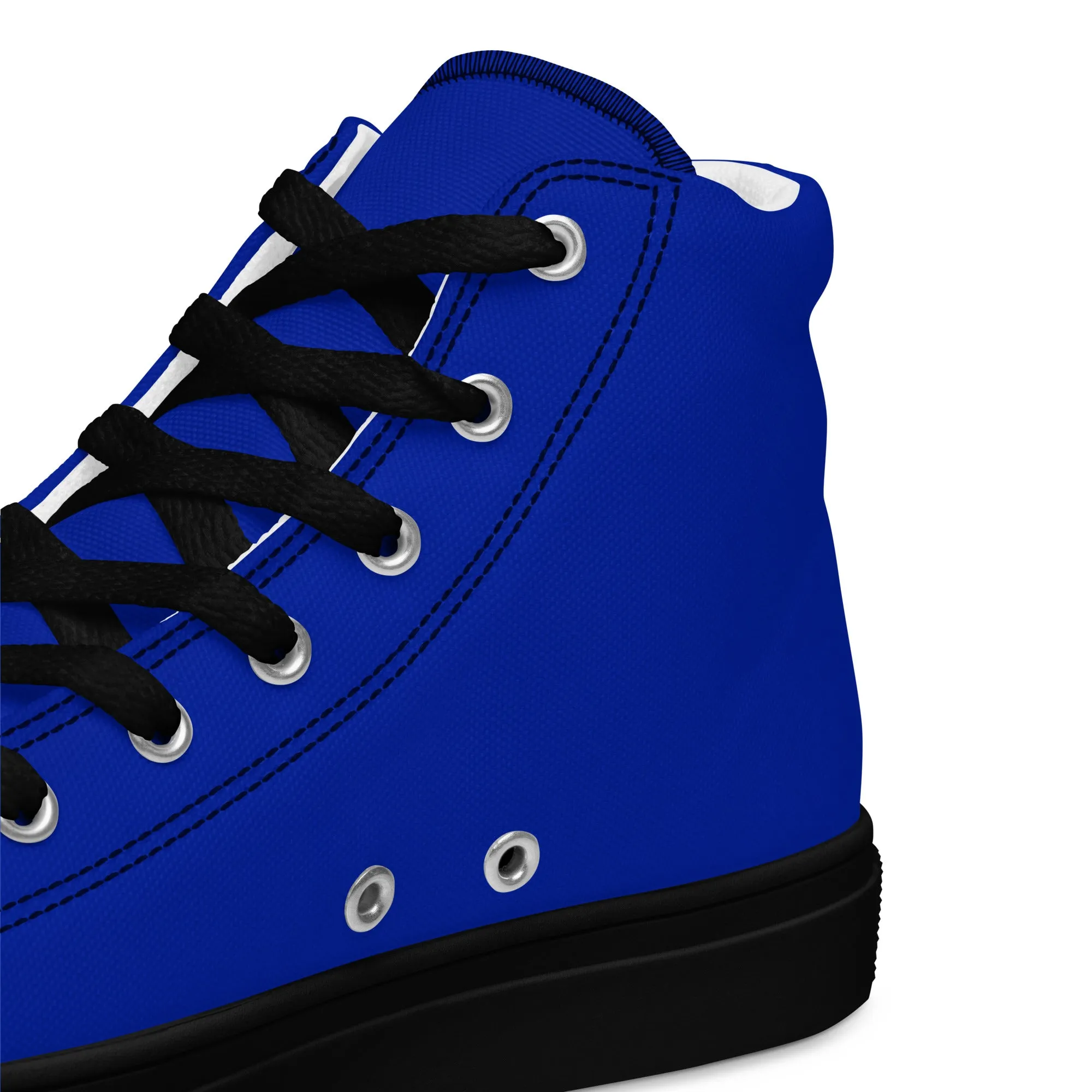 Men’s Royal Blue High Top Shoes