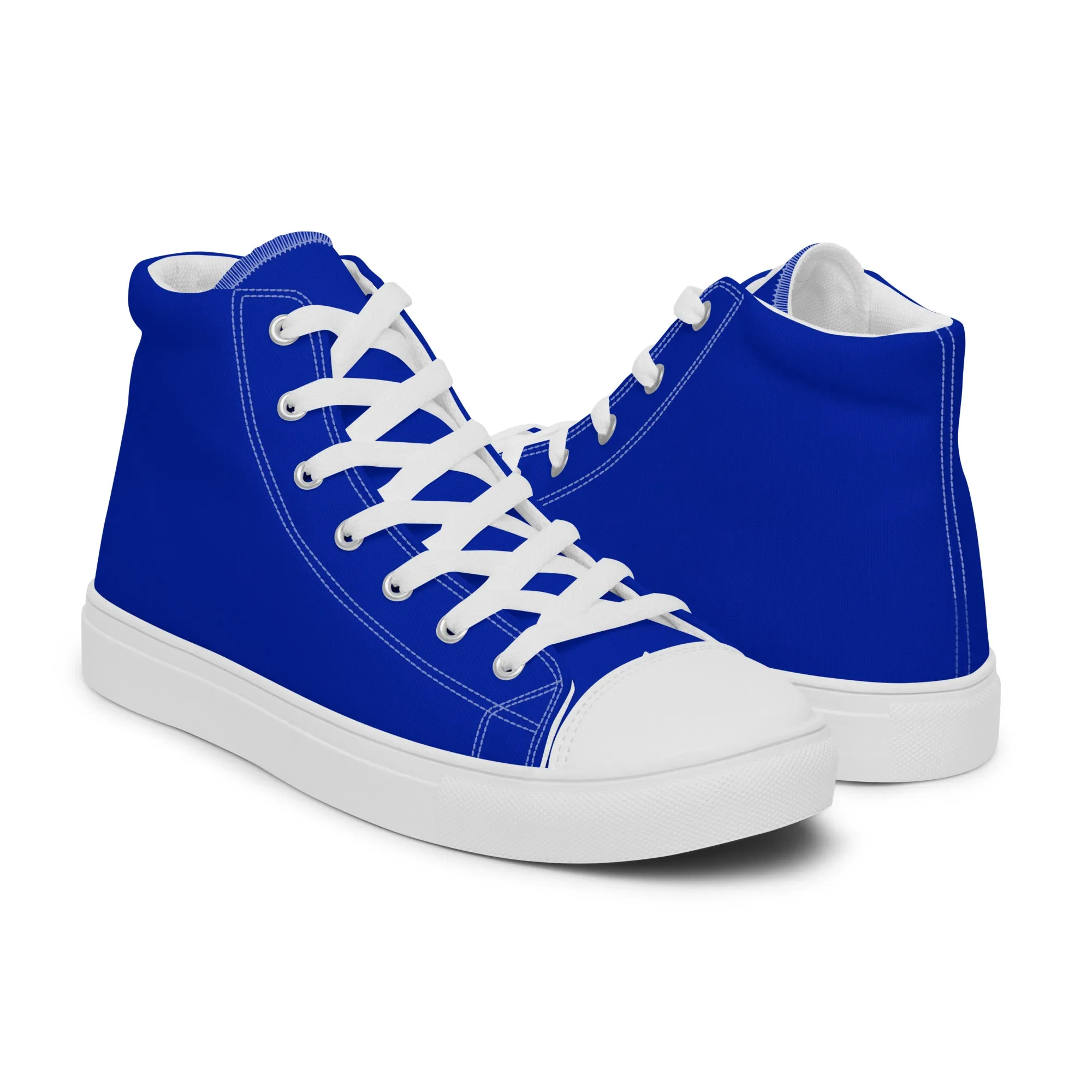 Men’s Royal Blue High Top Shoes