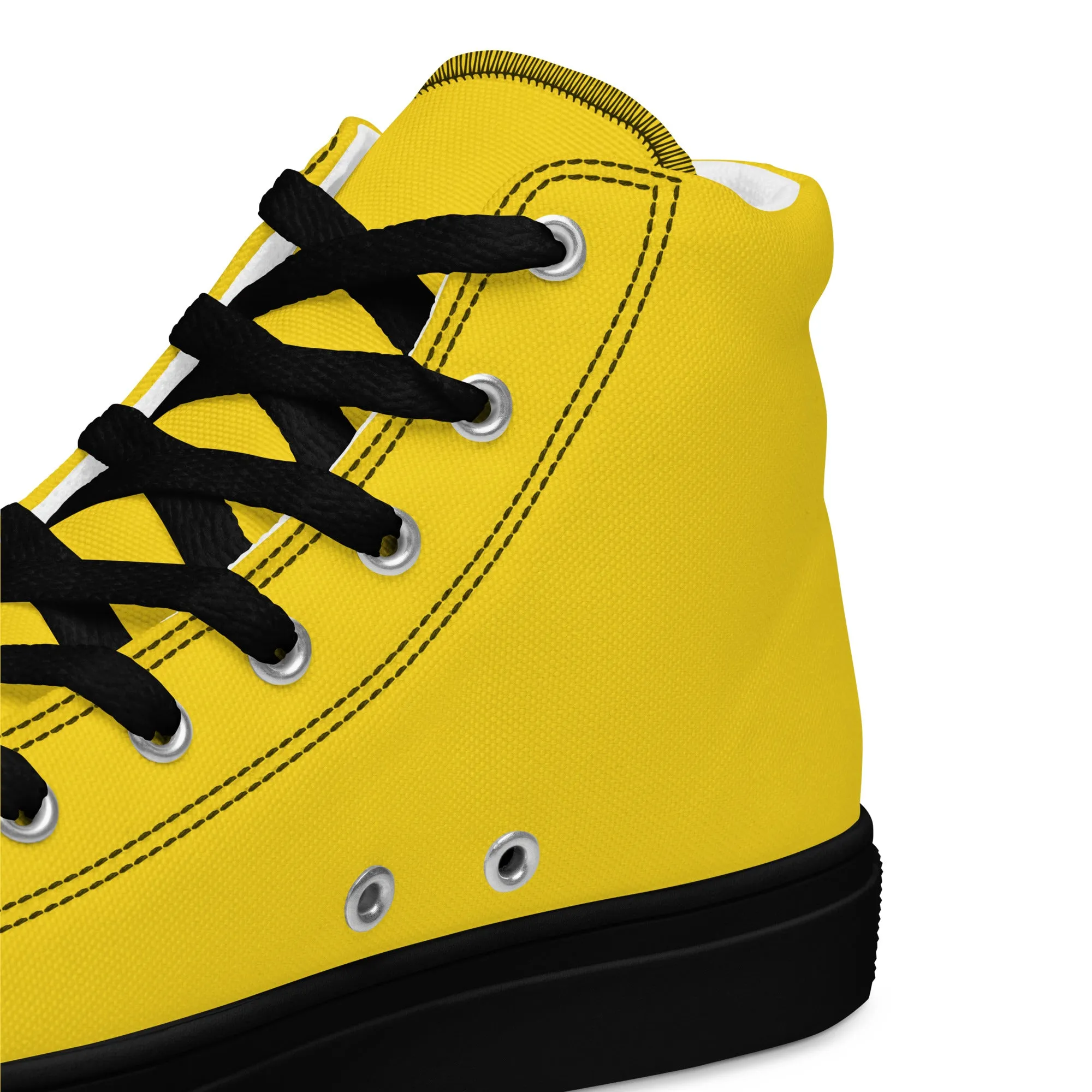 Men’s Yellow High Top Shoes