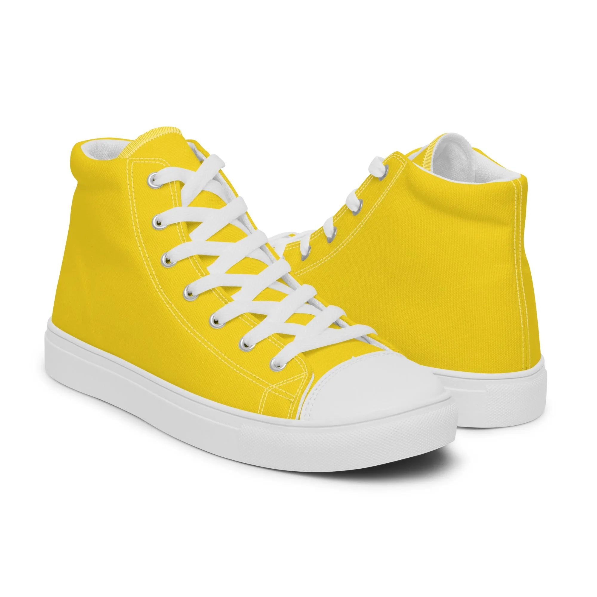 Men’s Yellow High Top Shoes