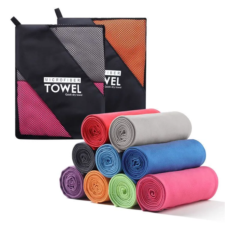 Microfiber Towel Perfect Travel & Gym & Camping Towel. Quick Dry - Super Absorbent - Ultra Compact - Lightweight. Suitable for Trip, Beach, Shower, Backpacking, Pool