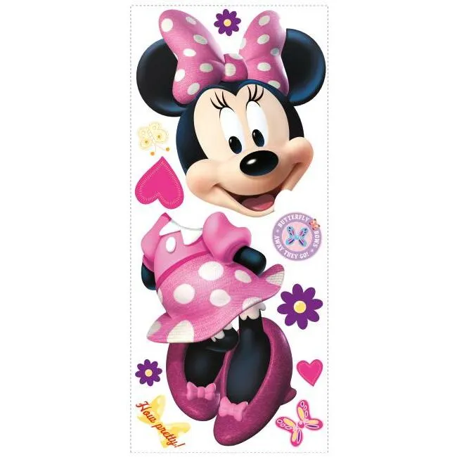 Minnie Mouse Bow-tique Giant Wall Decal