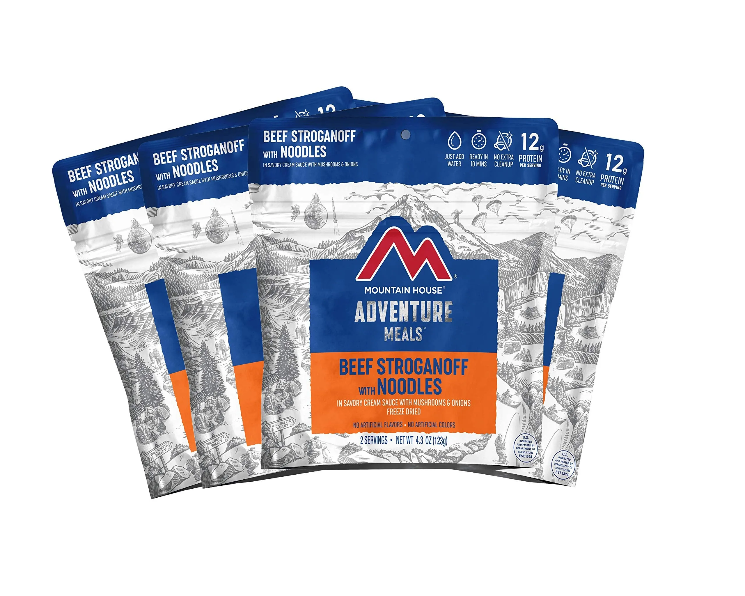 Mountain House - Beef Stroganoff Pouch - 4 Pack