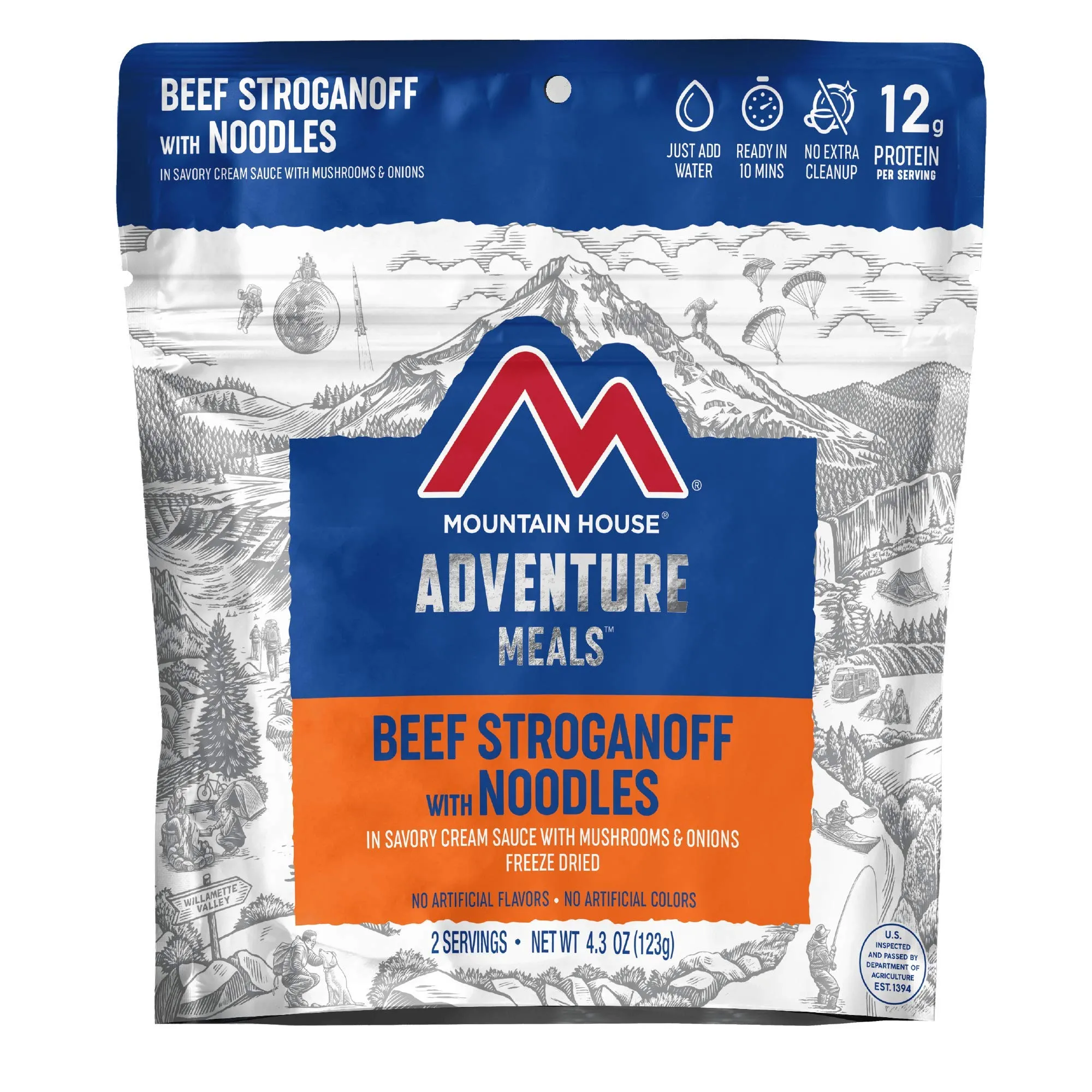 Mountain House - Beef Stroganoff Pouch - 4 Pack