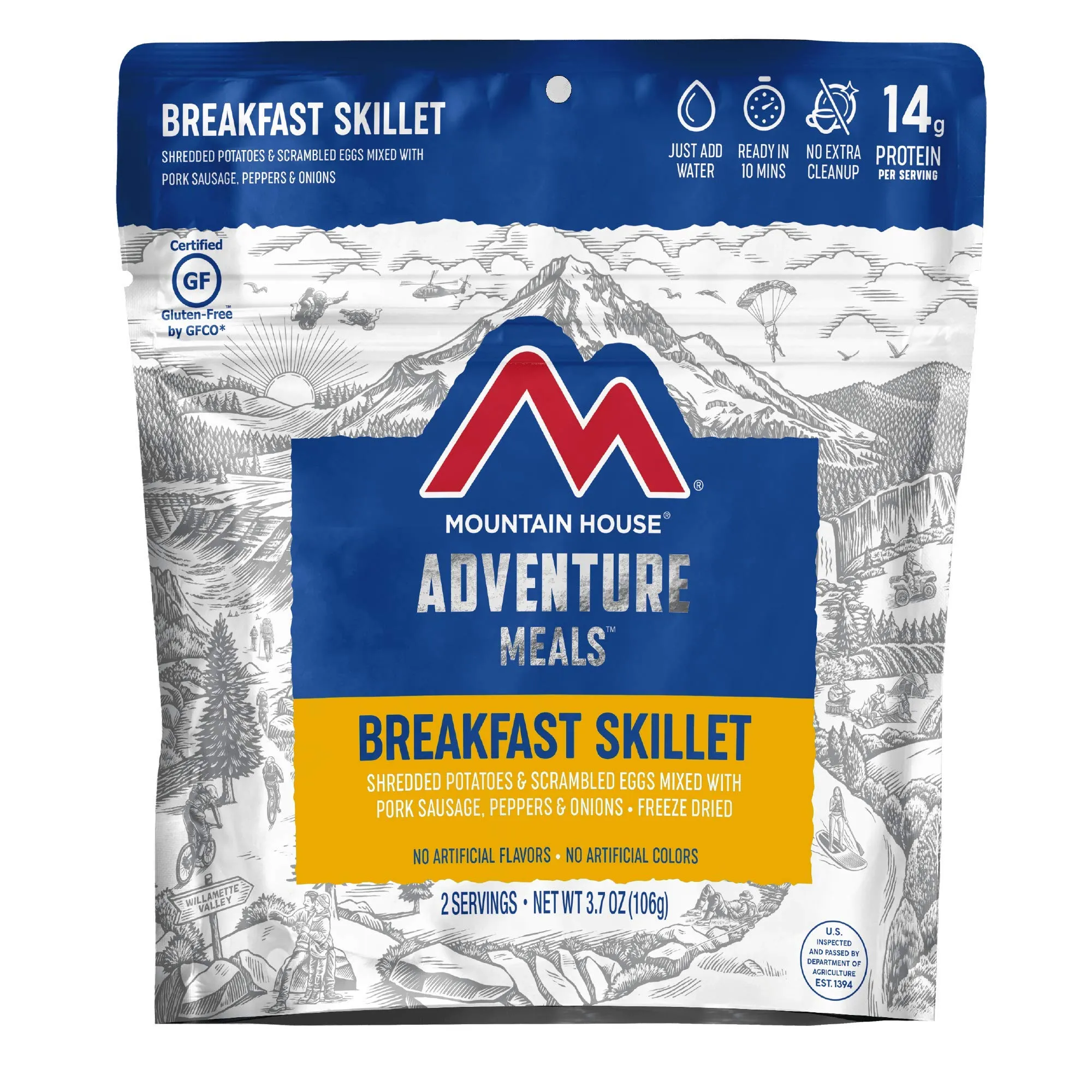 Mountain House - Breakfast Skillet Pouch - 4 Pack