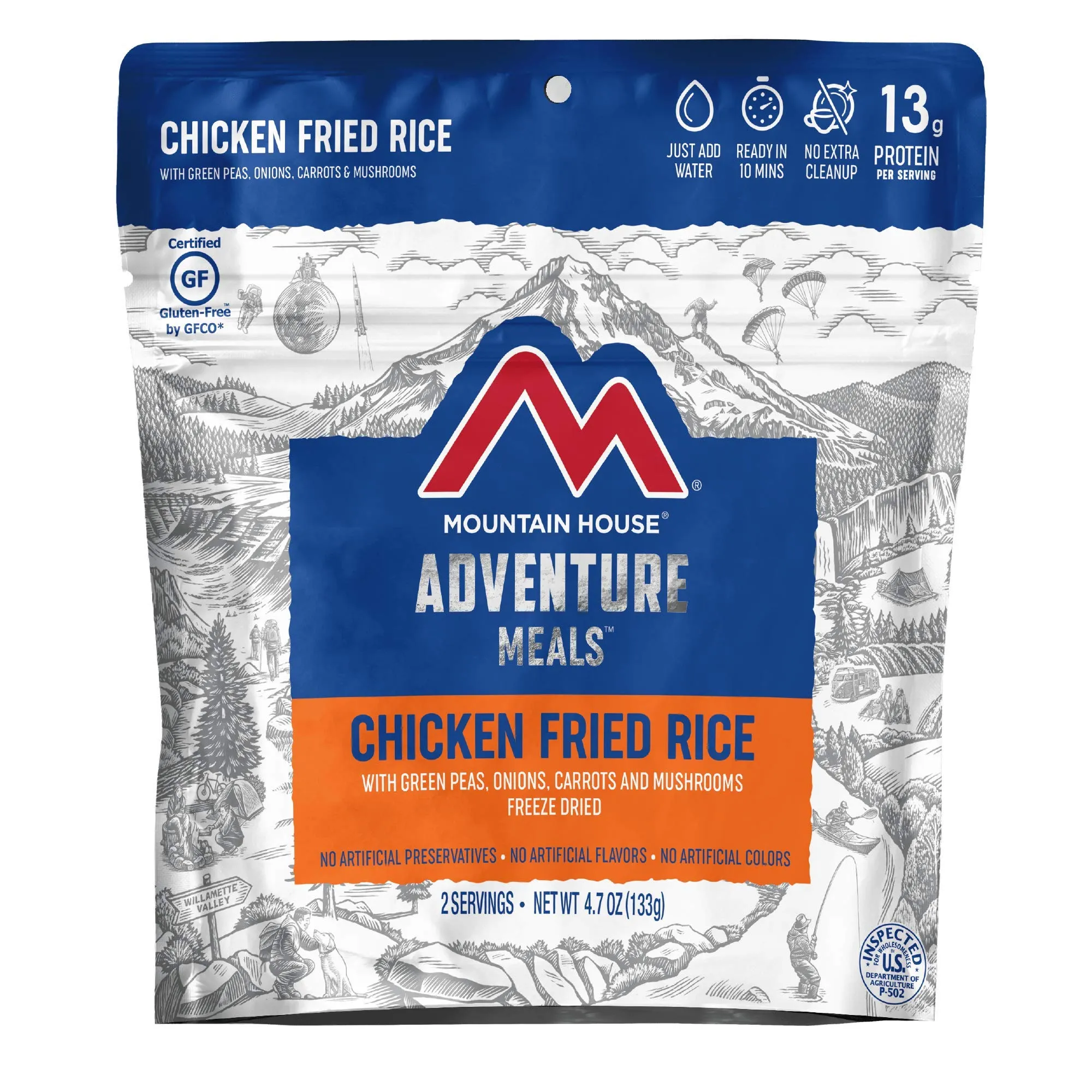 Mountain House - Chicken Fried Rice Pouch - 6 Pack