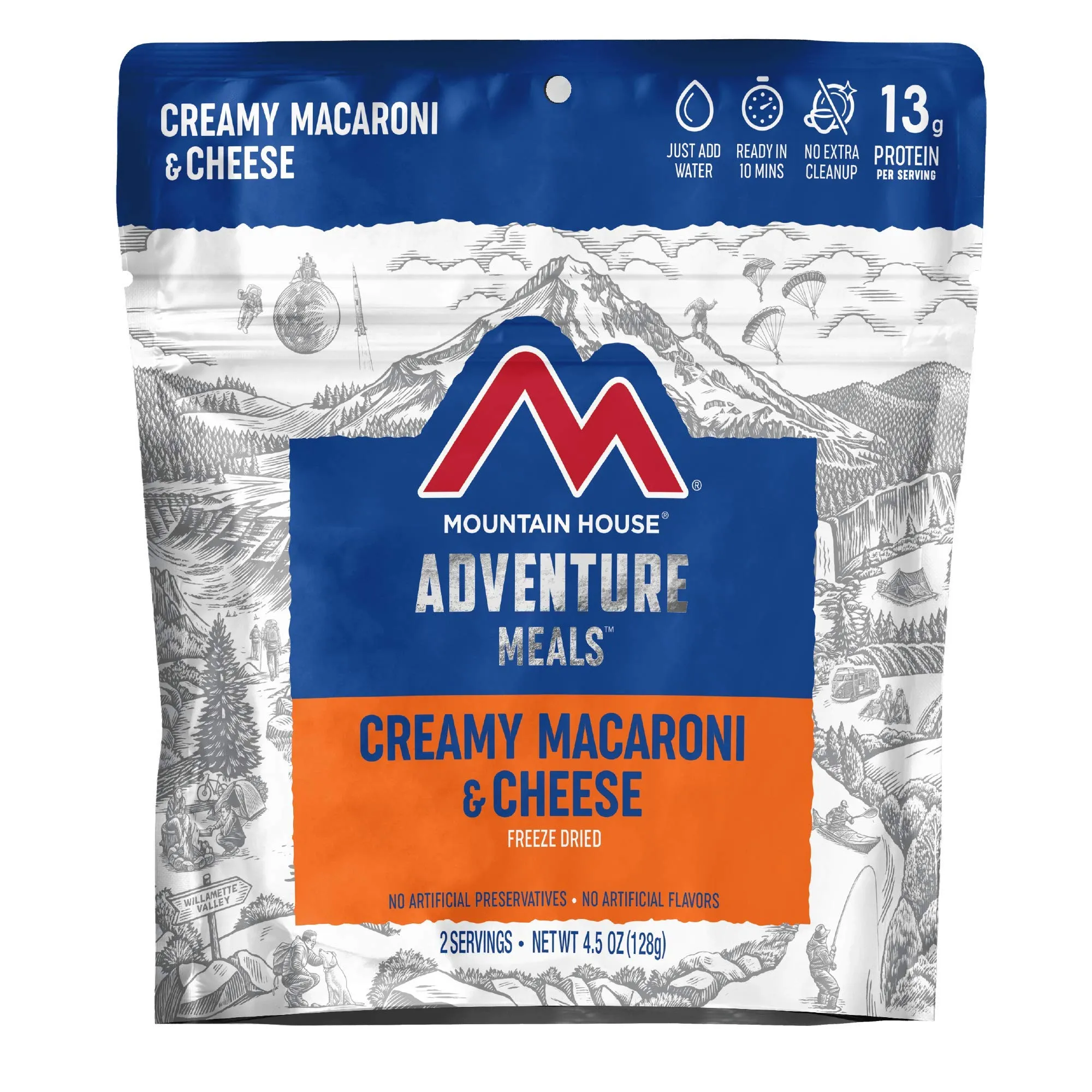 Mountain House - Creamy Macaroni and Cheese Pouch - 6 Pack