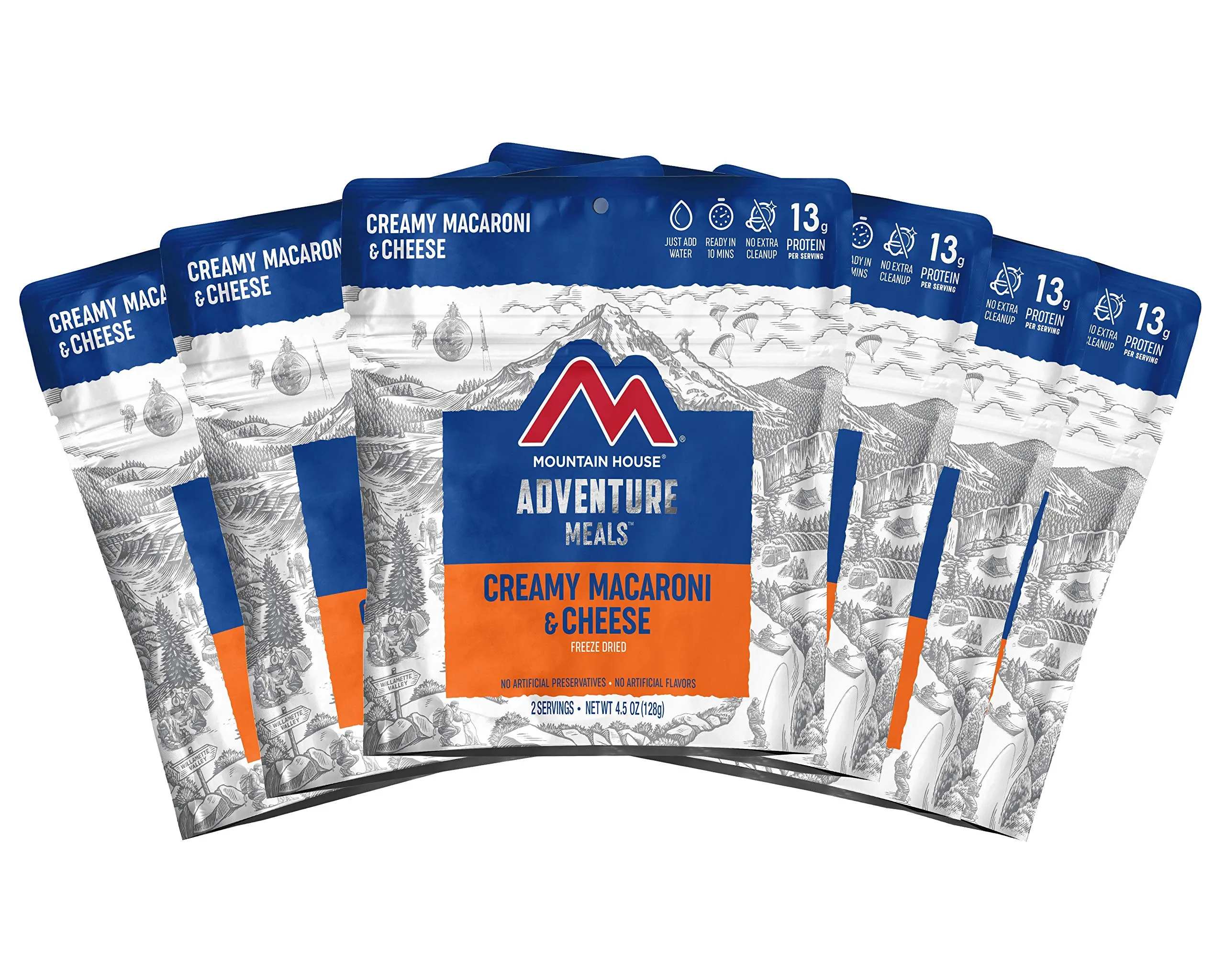 Mountain House - Creamy Macaroni and Cheese Pouch - 6 Pack