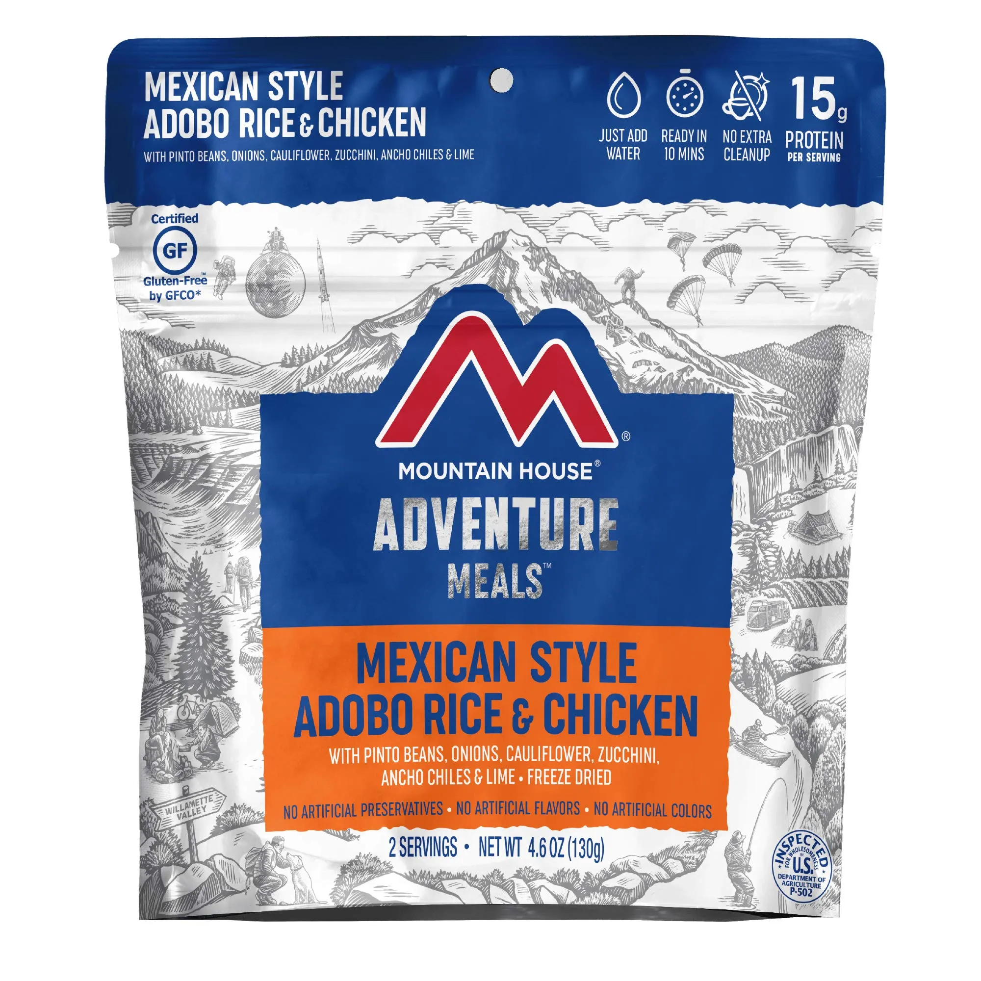 Mountain House - Mexican Style Adobo Rice and Chicken Pouch