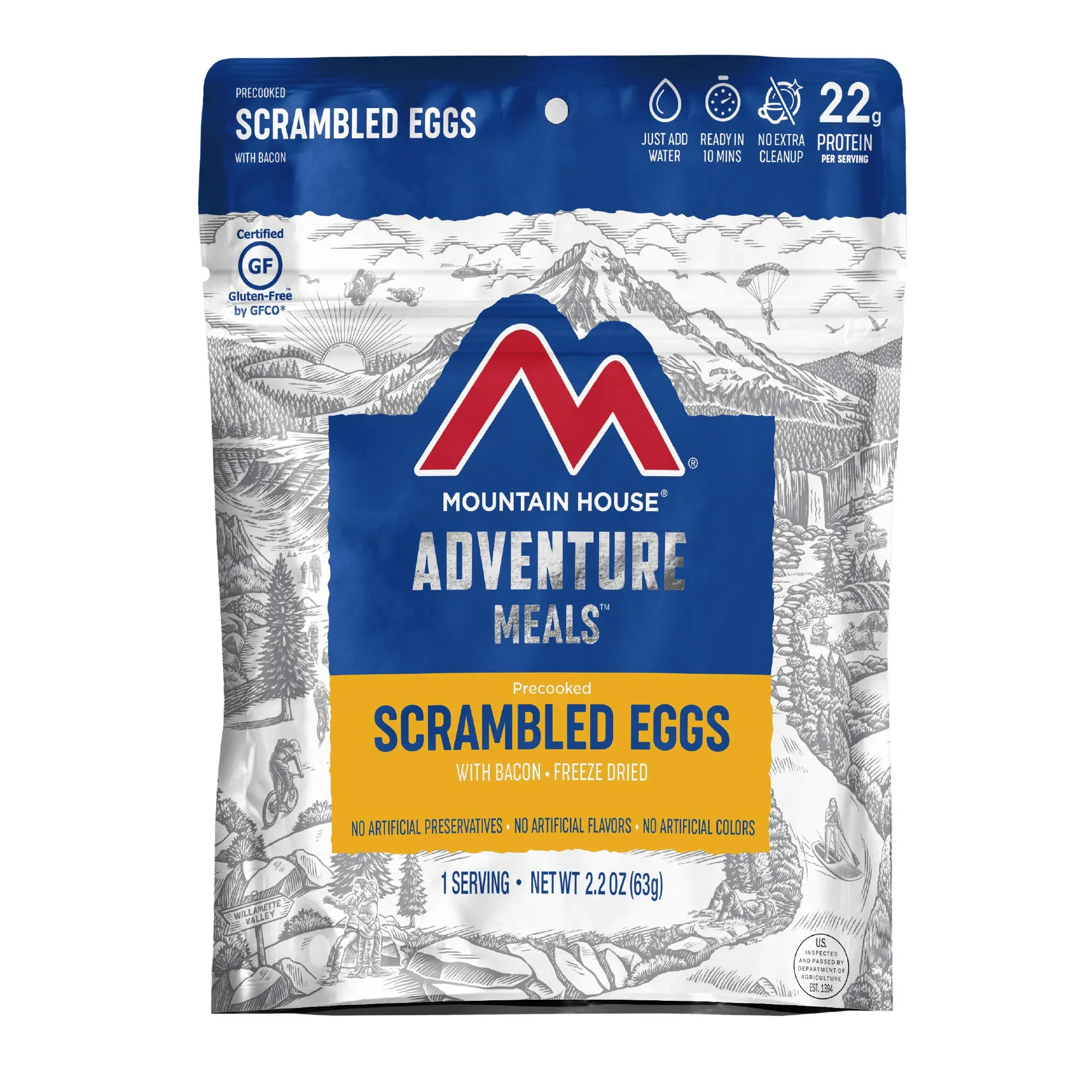 Mountain House - Scrambled Eggs with Bacon Pouch