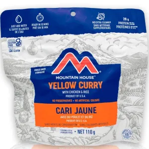 Mountain House Yellow Curry with Chicken and Rice Pouch (Gluten Free) - One Serving