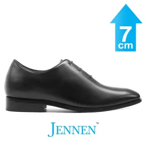 Mr. Assange Matte Black 7cm | 2.8 inches Taller Wedding Shoes for Men