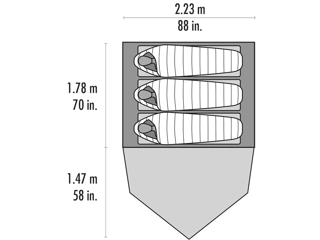 MSR Hubba Tour 3 Tent