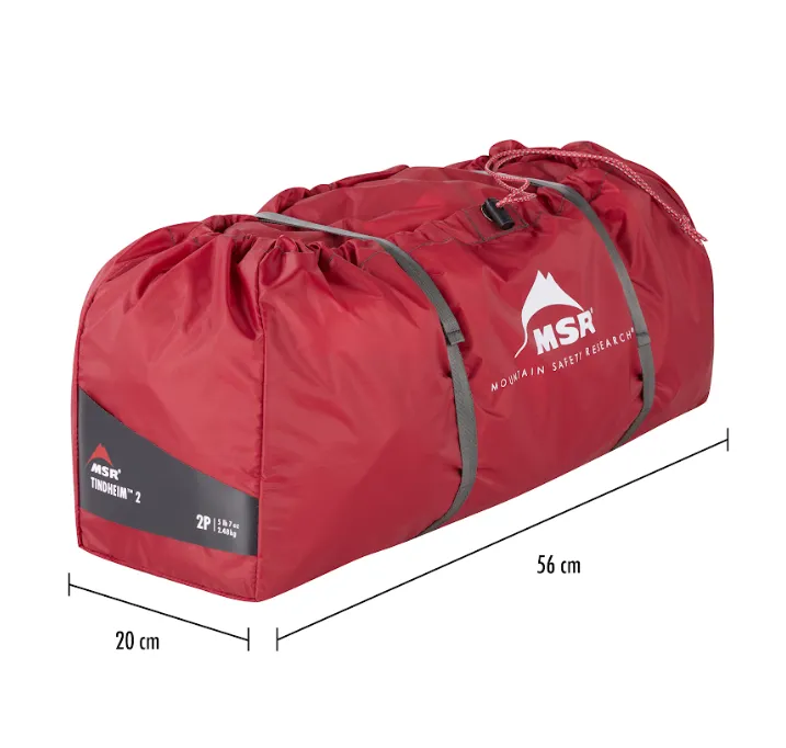 MSR Tindheim 2 Backpacking Tunnel Tent   Footprint