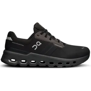 On Men's Cloudrunner 2 Waterproof Running Shoes Magnet / Black