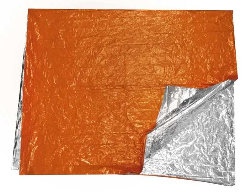 Orange Emergency Aluminized Heavy Duty Mylar Blanket