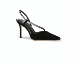 Paige Stephanie Pump Black Suede