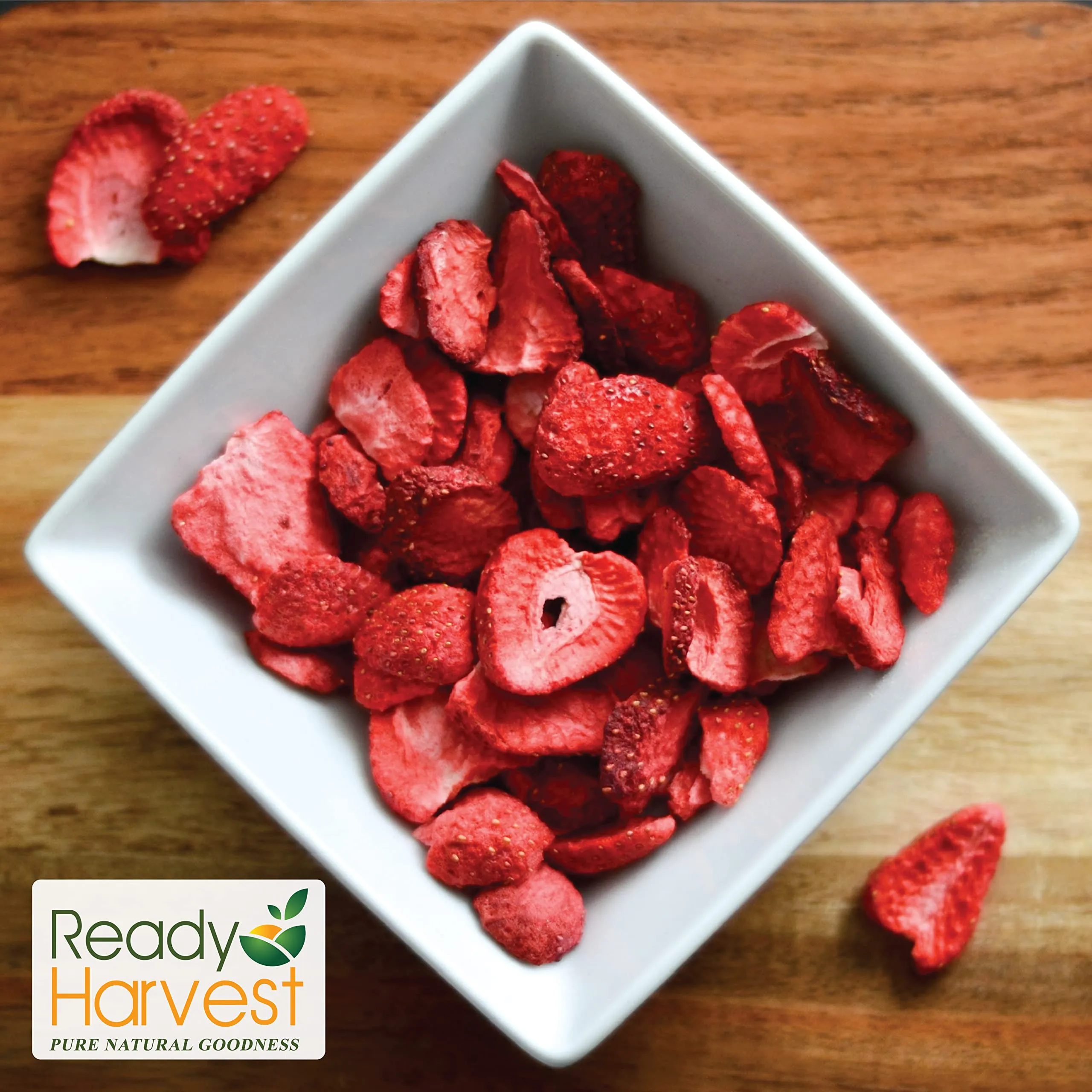 Ready Harvest Freeze-Dried Strawberries - 30 Year Shelf Life - Six #10 Cans