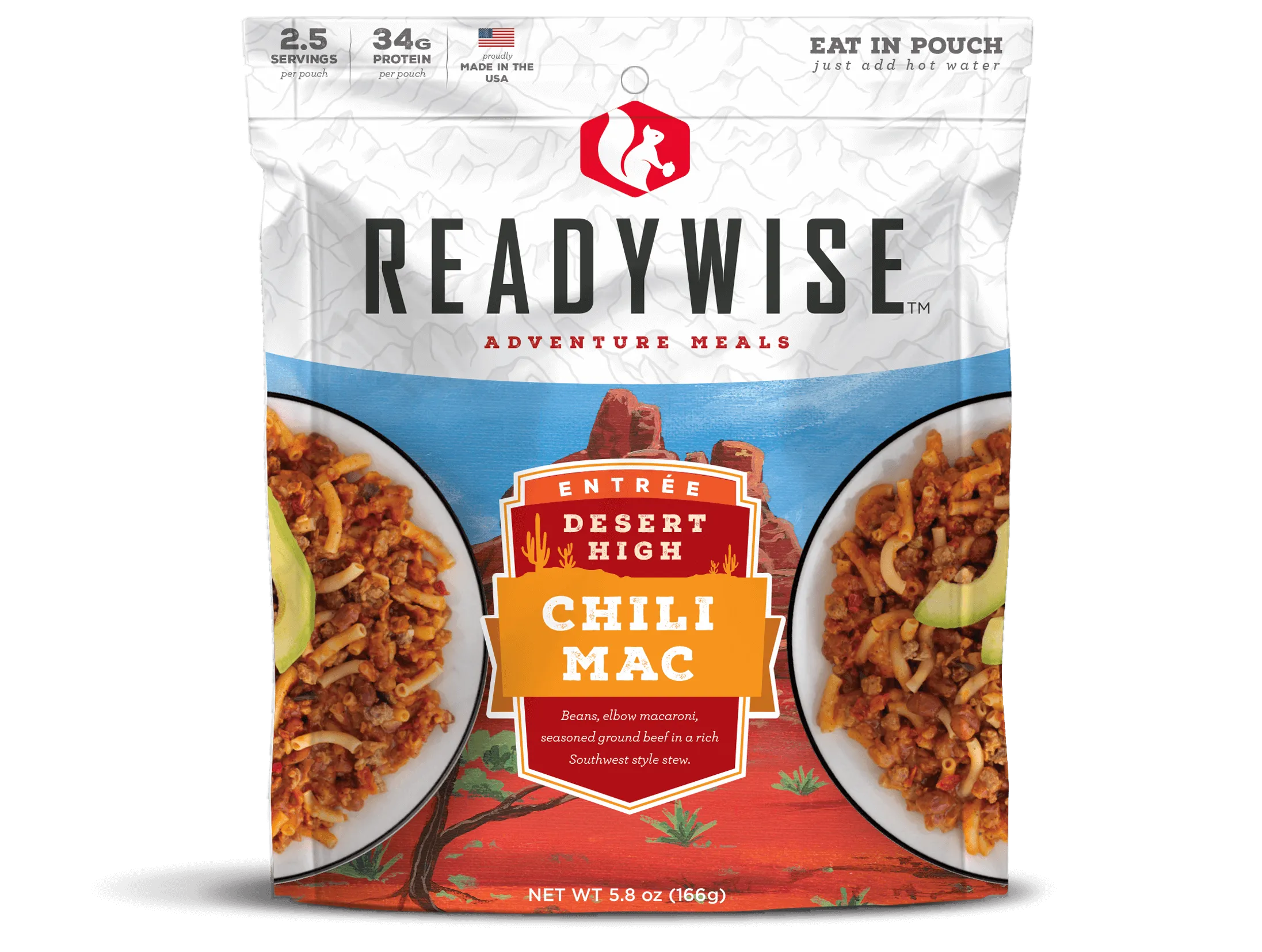 ReadyWise - Desert High Chili Mac with Beef - 6 Pack