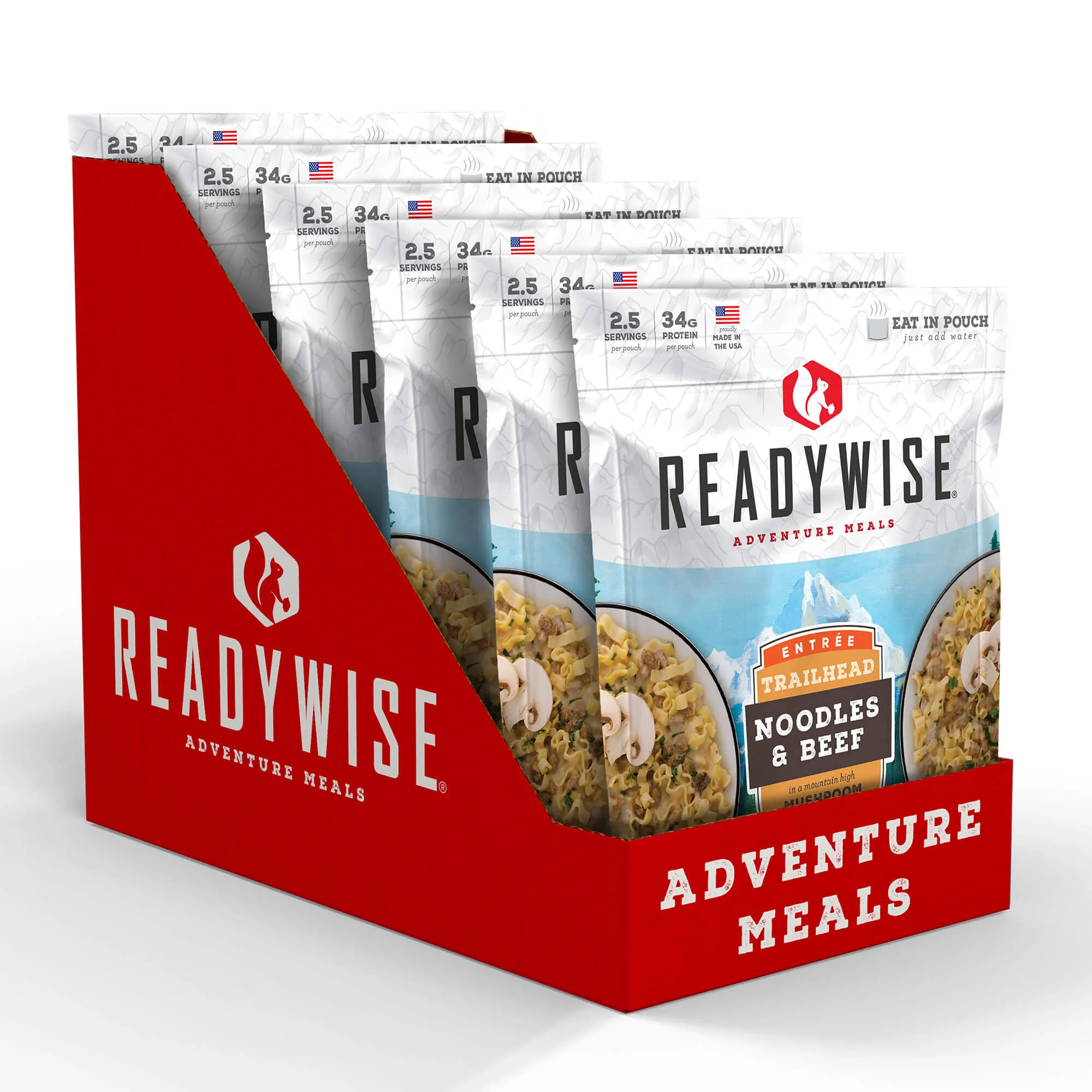 ReadyWise - Trailhead Noodles & Beef - 6 Pack