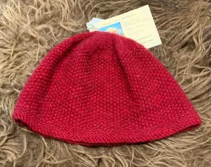 Red Moss Beanie