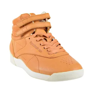 Reebok Orange Freestyle High Tops- 9