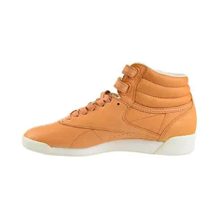 Reebok Orange Freestyle High Tops- 9