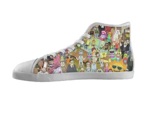 Rick Sanchez & Gang Collage Shoes