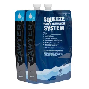 Sawyer Squeezable Pouch (2 Litre / 64oz) - Set Of 2 - SP114