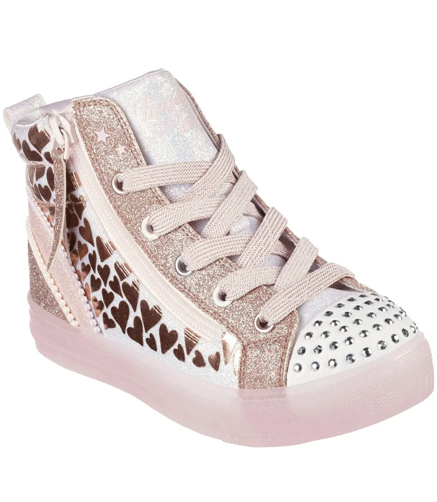 Shuffle Brights in Rose Gold by Skechers