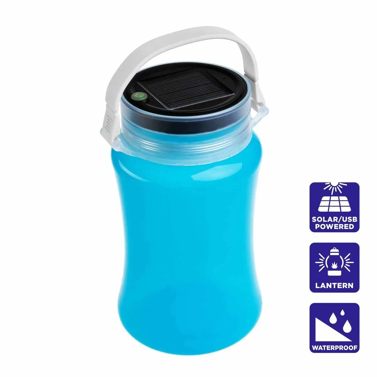 Solar Collapsible Lantern, Outdoor USB Rechargeable Lantern