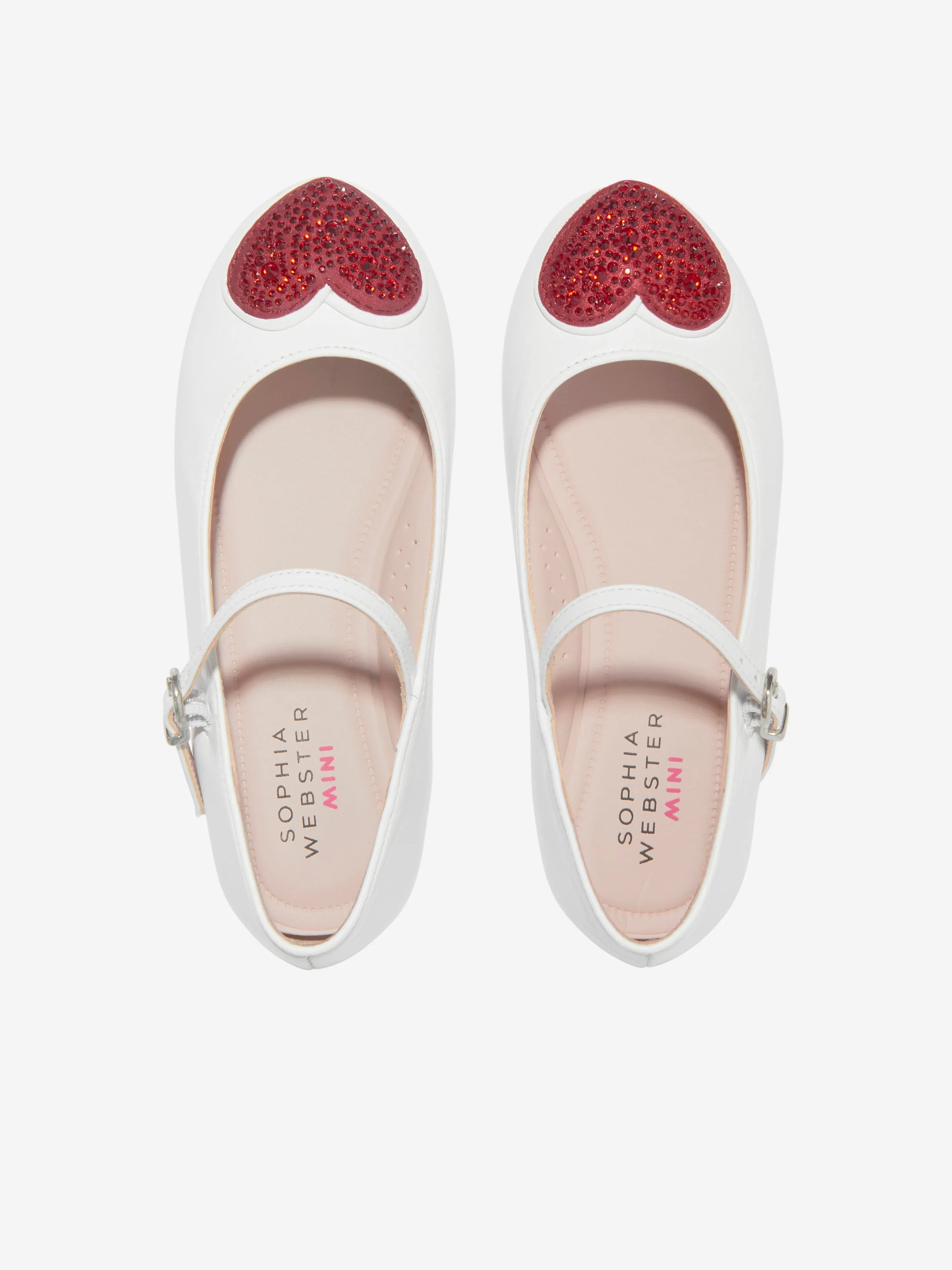 Sophia Webster Girls Amora Shoes in White