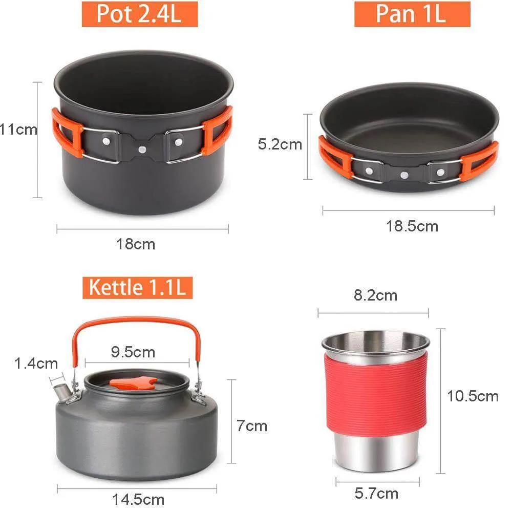 Spider X Camping Stove Set with Cookware