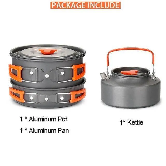 Spider X Camping Stove Set with Cookware