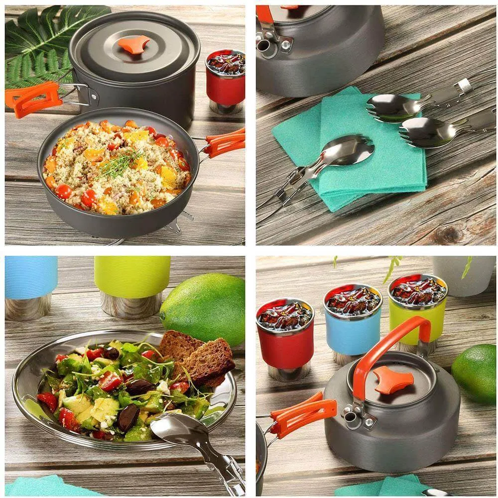 Spider X Camping Stove Set with Cookware