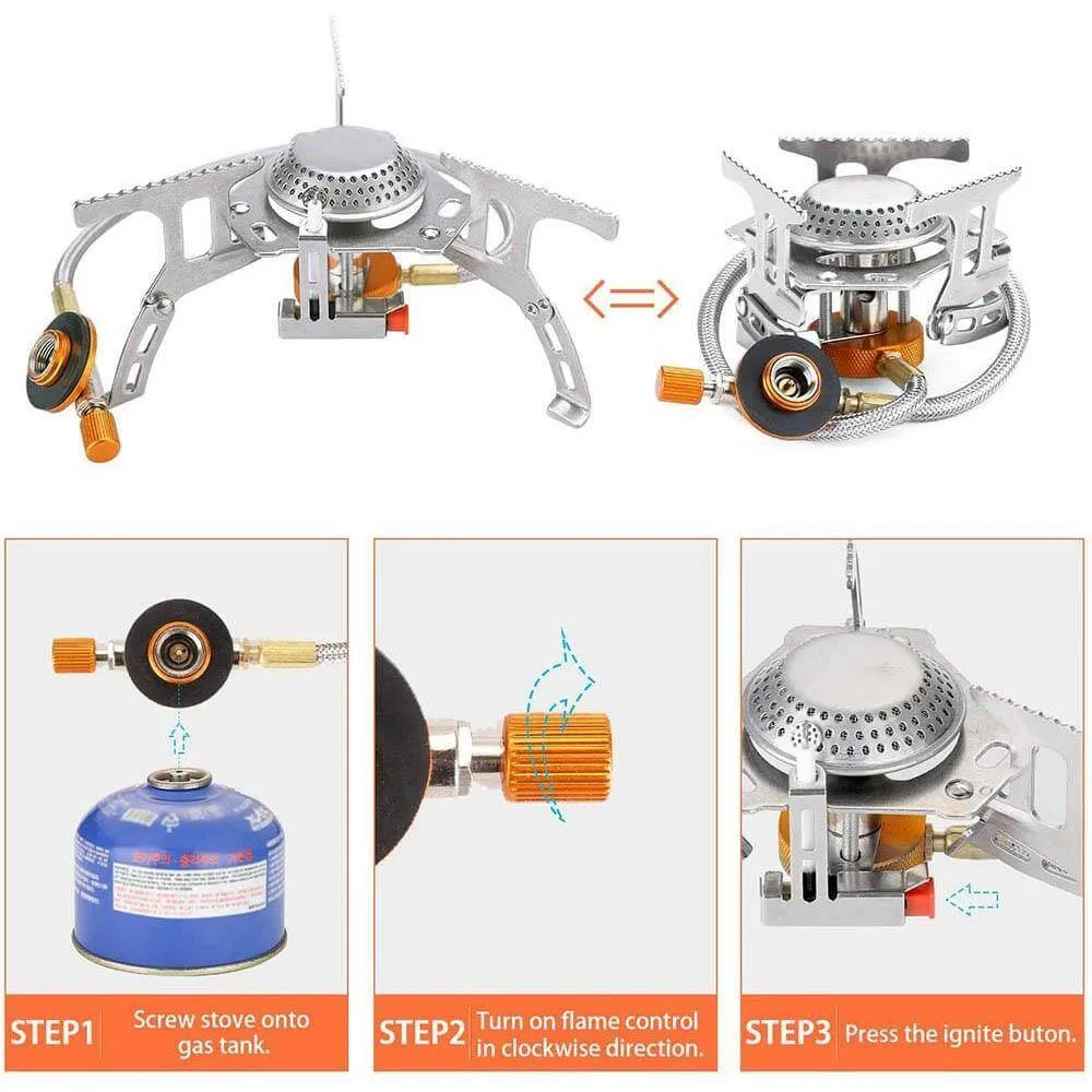 Spider X Camping Stove Set with Cookware